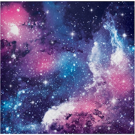 Creative Converting Galaxy Party Beverage Napkins, 5"x5", 192PK 336042